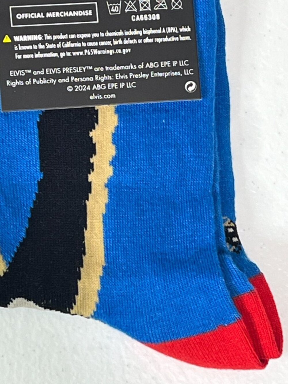 Blue Guitar Music Crew Socks Women’s 6-9.5 Novelty NWT - Picture 6 of 6